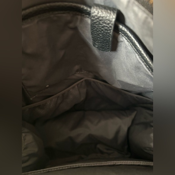 Freshly Picked Black leather Backpack Gold hardware main image 6
